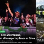Extremadura hoy 3 de mayo de 2026: Éxito masivo del Extremúsika, pulso laboral en el transporte y fervor en Bótoa