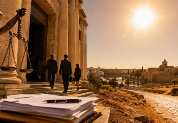 Extremadura bajo el pulso judicial de Badajoz y el rigor de los 35 grados
