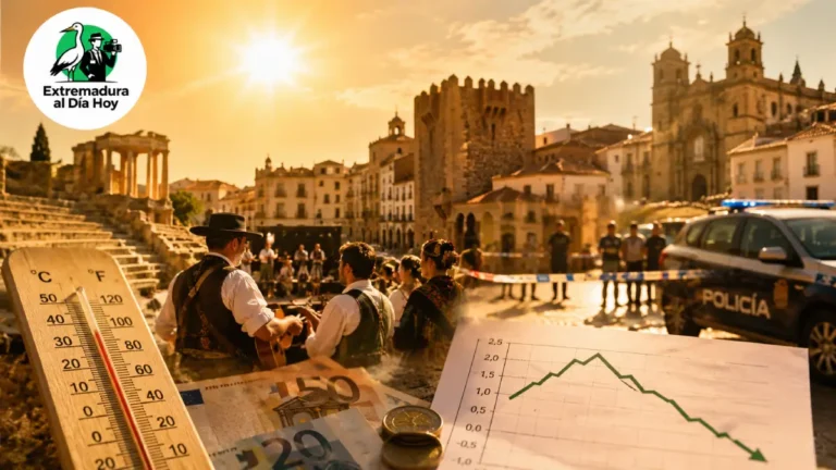 Extremadura hoy 12 junio calor extremo, alivio del IPC, sucesos y cultura marcan el pulso regional