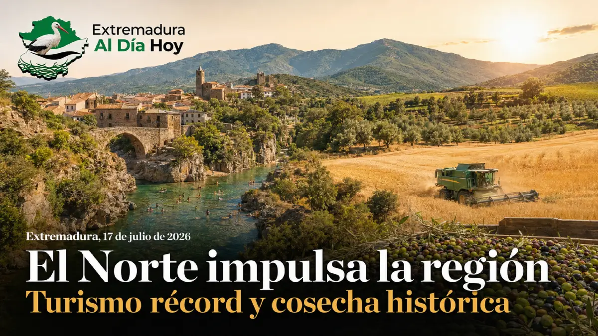 Extremadura 17 de Julio de 2026: El Norte Impulsa la Región con Turismo Récord y Cosecha Histórica