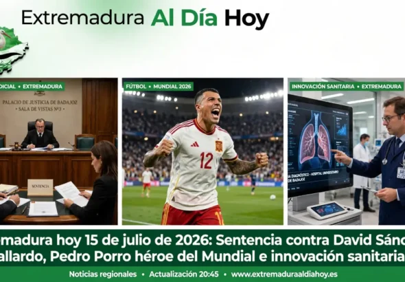 Extremadura hoy 15 de julio de 2026: Sentencia contra David Sánchez y Gallardo