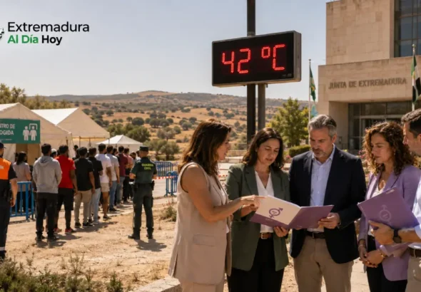 Extremadura hoy 2 de julio de 2026: la ola de calor se mantiene con 42 °C
