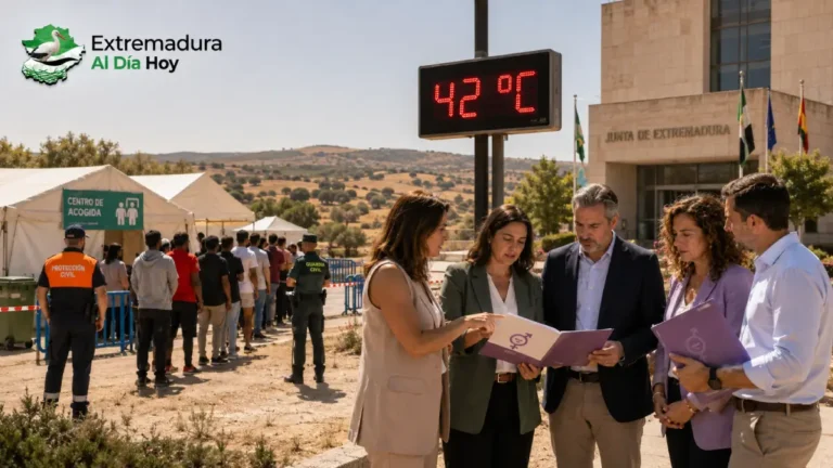 Extremadura hoy 2 de julio de 2026: la ola de calor se mantiene con 42 °C