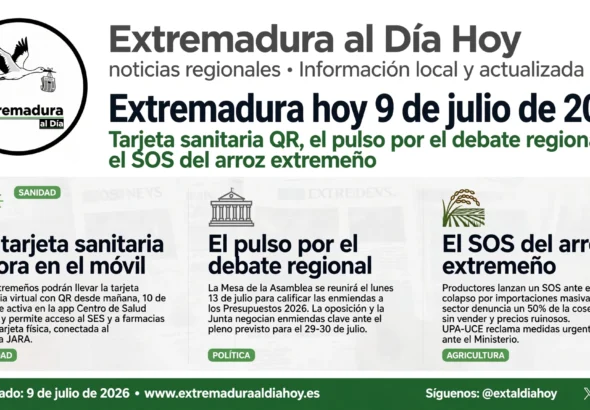 Extremadura hoy 9 de julio: El pulso por el debate regional